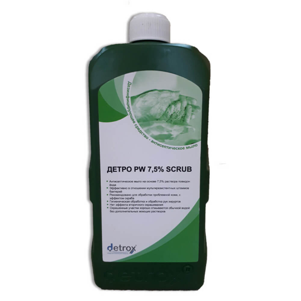Detro PW 7,5% Scrub 1 л